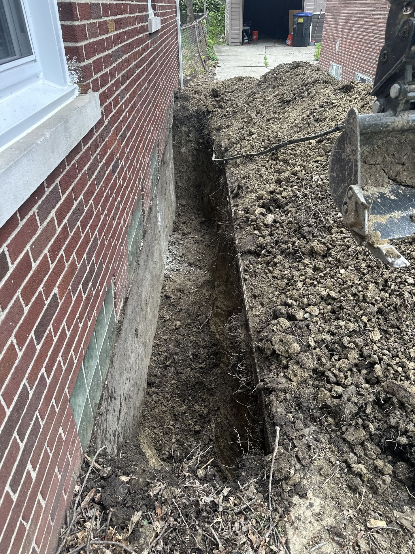 Foundation Repair Excavation